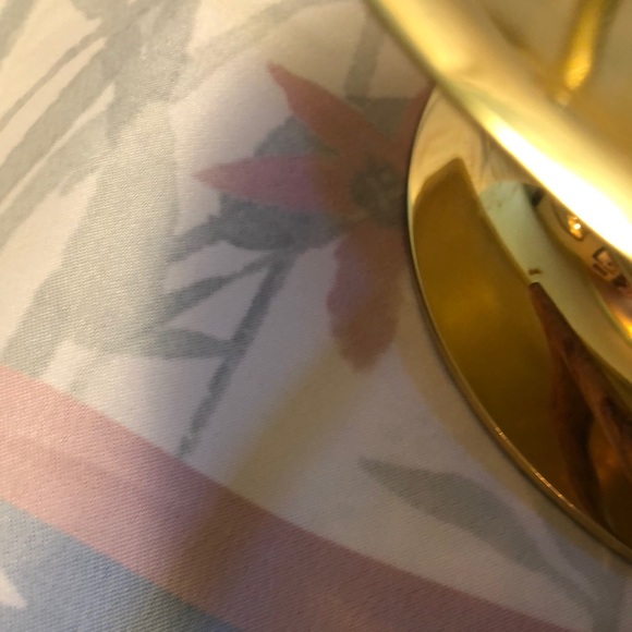 Baldwin Brass Candle Holder With Loop Handle And Drip Saucer 8”Wide 9”Ta… - Picture 5 of 5